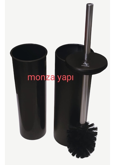 Primanova Cigo Çöp Kovası Soft Ve Wc Tuvalet Fırçası Mat Siyah