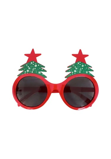 Yılbaşı Ağaçlı Parti Gözlüğü