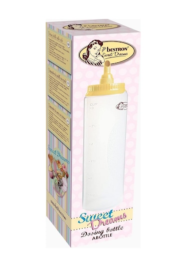 Bestron 700 Ml Ölçekli Hamur Dökme Kabı Mutfak Ekipmanları Sarı