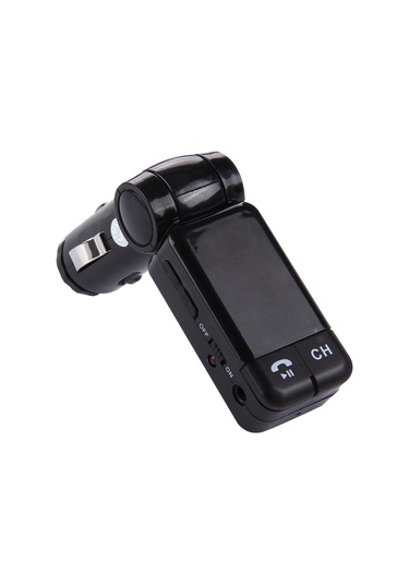 Çok Fonksiyonlu Bluetooth Araç Şarj Cihazı, Müzik Çalma Ve Ahizesiz Yanıt Desteği Telefon Ve Fm Verici Ve Akıllı Telefonlar Usb Şarj Fonksiyonu