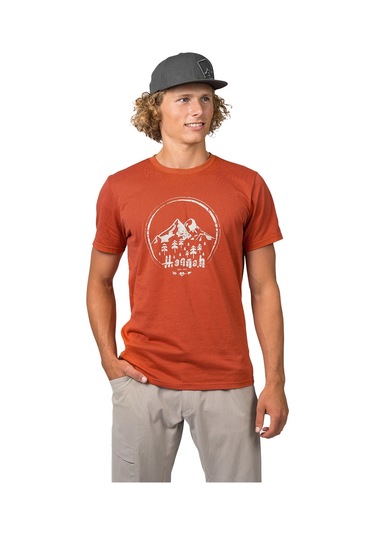 Hannah Ravi Baskılı Erkek T-shirt 10029120hhx.01 M-orange Turuncu