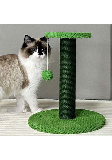 Suntek Tırmalama Ağacı Sisal Yüksekliği 14 İnteraktif Top