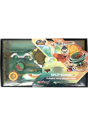 Infinity Nado Split Serisi - Alevli Rüzgar Ejderhası Kaplanı: Arenaya Hükmedin Beyblade
