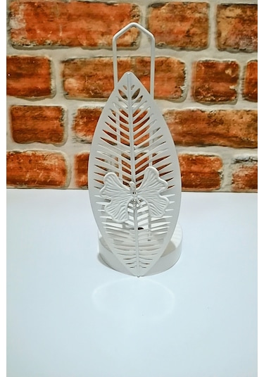 Metal Beyaz Kağıt Havluluk - Rulo Peçetelik-mod3 Beyaz