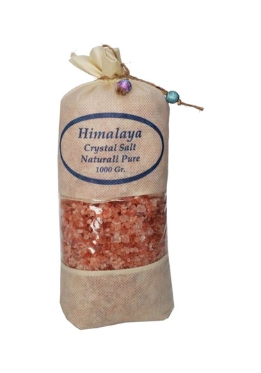 Tuzu Granül Iri Tane Pembe 1 Kg Orijinal Bez Torba