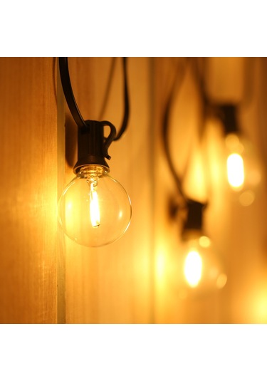 Symbee 25 Adet Ip44 Su Geçirmez Cam Led Ampul, E12 Başlık, 2200k Sıcak Beyaz Işık, 0.6w Enerji Tasarruflu, Ev Ve Dış Mekan Dekorasyonu