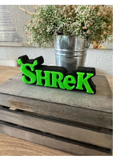 Shrek Logo Masa Üstü Dekor