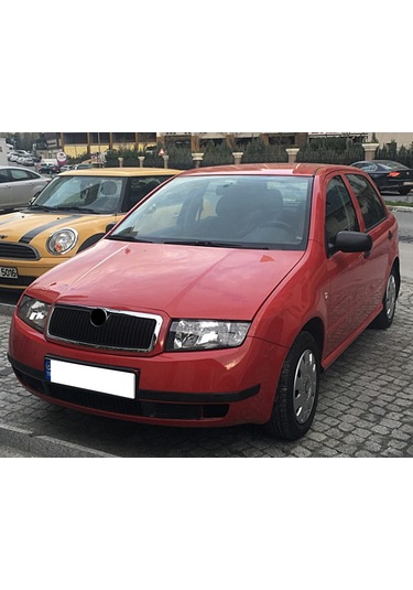 Skoda Fabia 1 2000-08 Sol Ön Far Lambası İçi Siyah Tip 6y1941015p