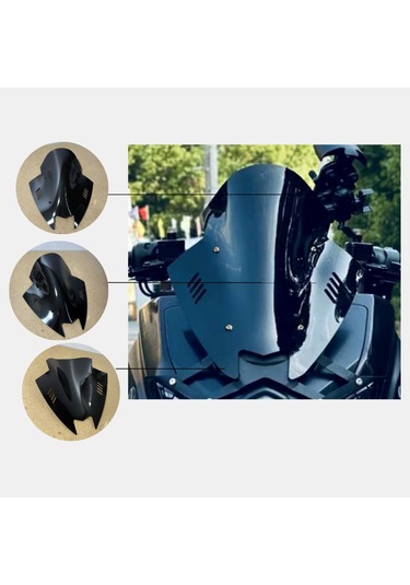 Hmapart Nmax Modifiye Tur Cam 2025 Siyah