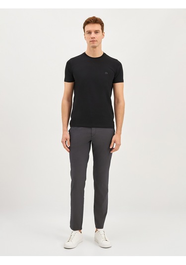 Karaca Erkek Modern Fıt Tişört-siyah 11.25s.06.623 Siyah