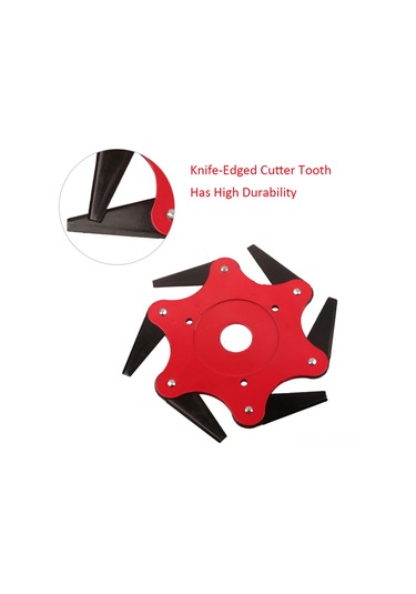 Youmex "6 Çelik Bıçaklı Çim Biçme Makinesi Yedek Başlığı - Bahçe Ve Tarım Kullanımı İçin"