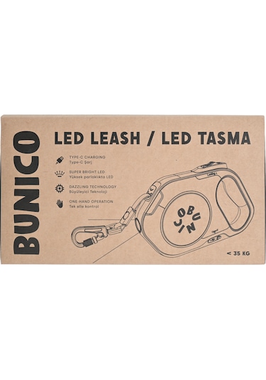 Bunico Led Uzatmalı Tasma Beyaz 5 Mt Beyaz