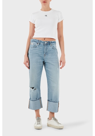 Calvin Klein Bayan Kot Pantolon Lv047c734g X26 Açık Mavi Açık Mavi Calvin Klein Bayan Kot Pantolon Lv047c734g X26 Açık Mavi Açık Mavi