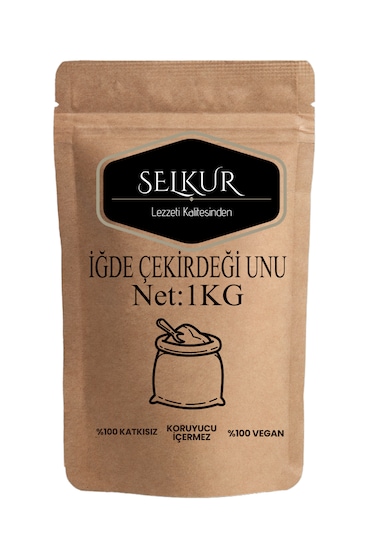 Selkur İğde Çekirdeği Unu Tozu 1 KG