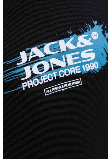 Jack & Jones Jcocondor Sweat Hood Fst Siyah Erkek Çocuk Sweatshirt 000000000102353036 Siyah