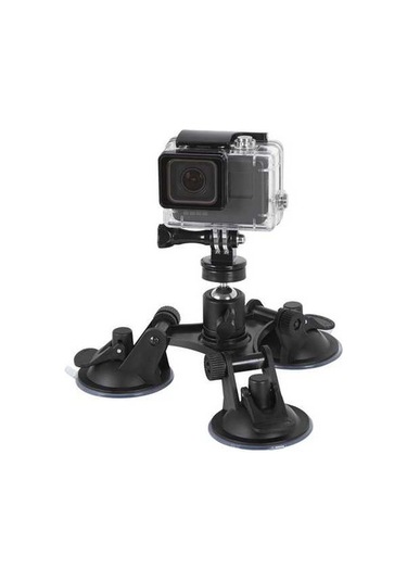 Wondernest Araba Genel Amaçlı Vakumlu Araç Braketi, Ptz + Gopro Vida İle Sabit Cam Video Çekim Tabanı Çok Renkli