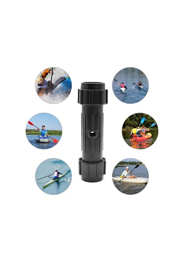 Shineyee Kano Ve Tekne Dalgalarını Güçlü Bağlayan Abs Malzeme Lüx Konnektörler 2 Adet - İç Çap 2.9 Cm, Dış Çap 3.5 Cm Siyah