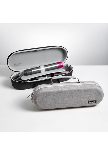 Baona Bn-f037 Hs05 Hs01 İçin Büyük Kapasiteli El Tipi Saç Maşası Saklama Çantası Gri