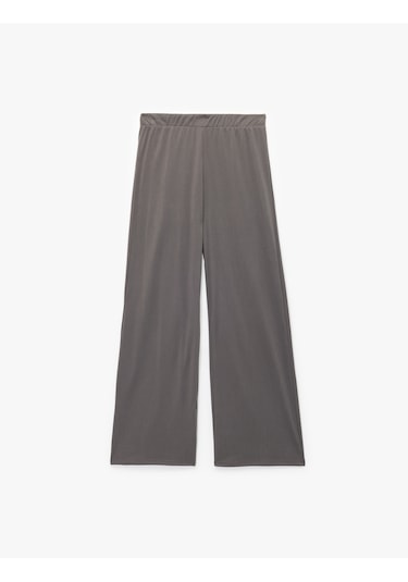 Koton Rahat Kesim Beli Lastikli Modal Pijama Altı Antrasit 6wlk40197mk 939