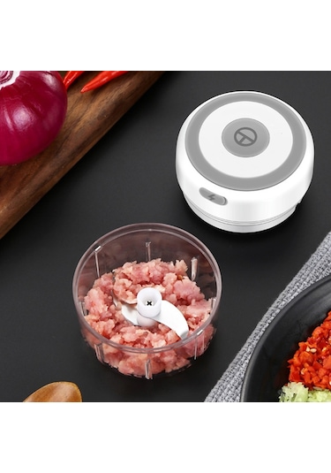 Cbtx Zm-14 Ev Tipi Mini Kablosuz Elektrikli Sarımsak Ezici, Renk: Pembe 100ml Çok Renkli