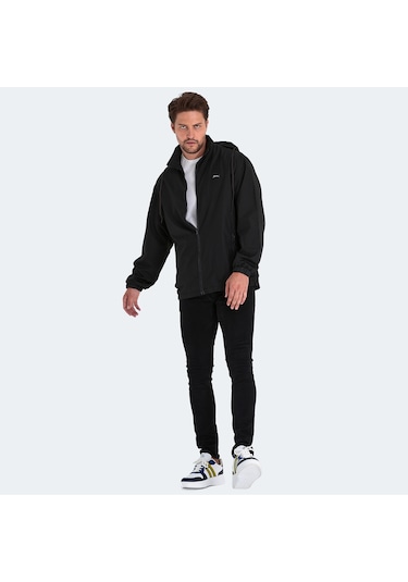 Slazenger RAREN Erkek  Siyah Yağmurluk