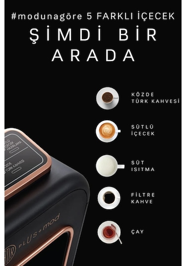 Karaca Hatır Plus Mod 5 In 1 Konuşan Kahve ve Çay Makinesi