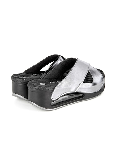 Muya Penelope Anatomik Air Max Tabanlı Kadın Terlik Kurşun 38