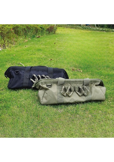 Homyl Çadır Kazıkları Saklama Çantası Taşınabilir Yeşil Yeşil