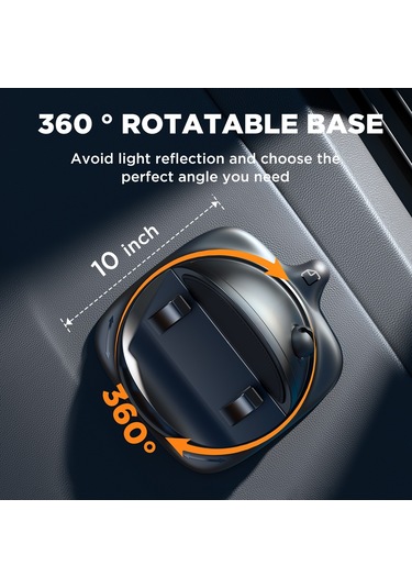 Joyroom Jr-zs354 360 Derece Dönebilen Kontrol Paneli Araç Telefonu Tutucu Siyah