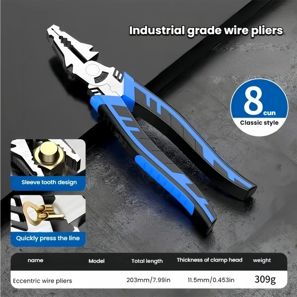 Willowhaven 8 İnç Endüstriyel Tel Kesici, Penseler Ve Sıkma Pensesi