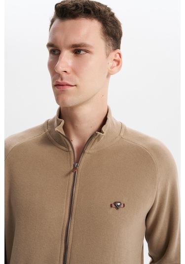 Arma Erkek Regular Fit Basic Reglan Kollu Selanik Sweatshirt Karbon Fırçalı, Dik Yaka, Tam Fermuar, Cepli, Pamuk Polyester K30324698202 Füme - Gri Arma Erkek Regular Fit Basic Reglan Kollu Selanik Sweatshirt Karbon Fırçalı, Dik Yaka, Tam Fermuar, Cepli, Pamuk Polyester K30324698202 Füme - Gri