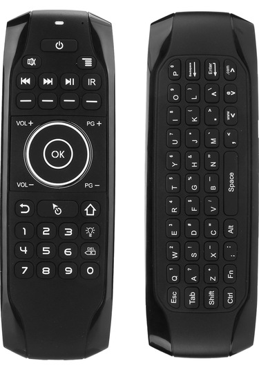 Ximistore9 Bluetooth 5.0 6-axis Jiroskoplu Işıklandırmalı Hava Fare, Akıllı Tv/android Kutusu İçin Kablosuz Kumanda, 10m Uzaklıkta Kullanıma Hazır Pil Dahil