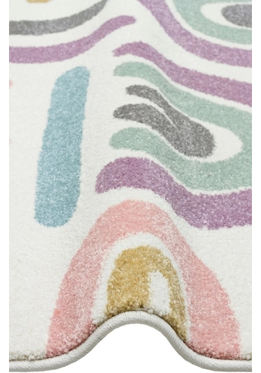 Eko Kids Kds 20 Pastel Hav Toz Vermez Çocuk Halısı Çok Renkli