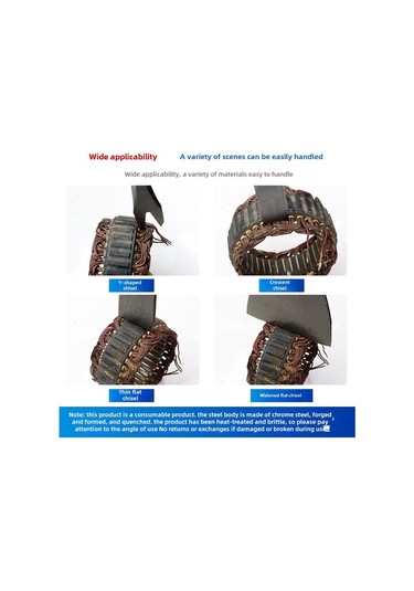 Monyee Motor Bakır Tel Çıkartma Aracı, Geniş Uçlu 150mm Ultra İnce, Dik Saplı Elektrik Çekiçi Ve Kırıcı, Çelik Bıçak, Çok Amaçlı Tamir Aleti