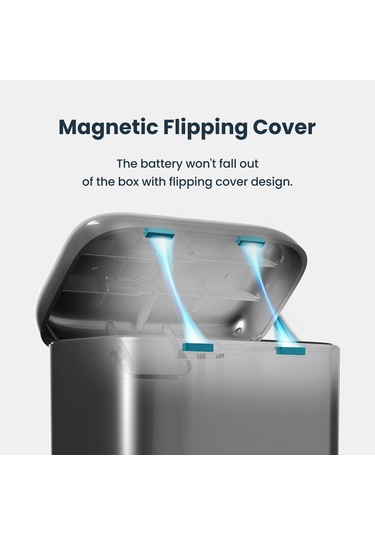 Amagisn Ad13 2 Yuvalı Pil Şarj Cihazı Taşınabilir Pd3.0/pd2.0 Siyah