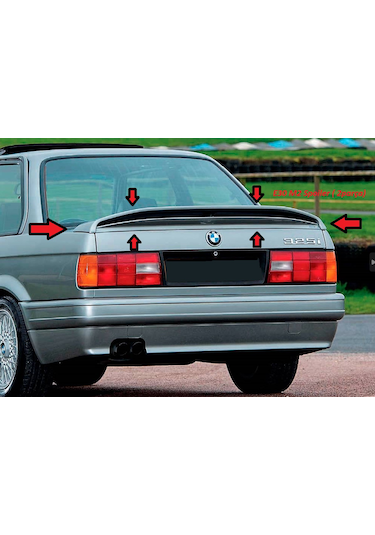 Bmw E30 M2 Spoiler - Boyasız - Fiber Ürün