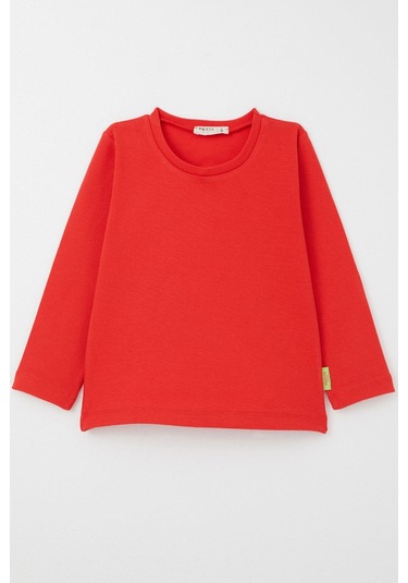 Breeze Kız Bebek Uzun Kollu Tişört Basic 9 Ay-3 Yaş, Narçiçeği Nar Çiçeği