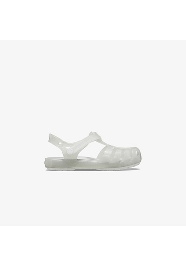 Crocs Isabella Glitter T Bebek Gri Sandalet Düz 208444 Gri