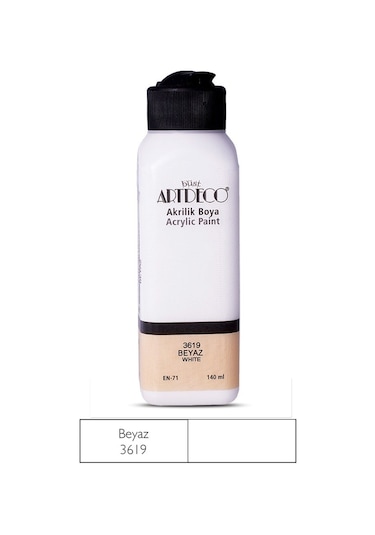 Artdeco Akrilik Boya 140Ml  Beyaz