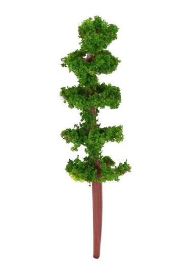 100 Adet Gerçekçi Plastik Model Ağaç - Tren, Bahçe, Maket Ve Düğün Tasarımları İçin İdeal