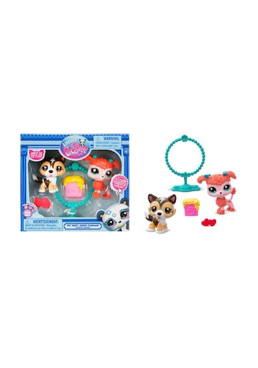 Littlest Pet Shop Minişler 2 Li Figür Seti S2 S00000620 Shetland Çoban Köpeği Ve Poodle Köpek