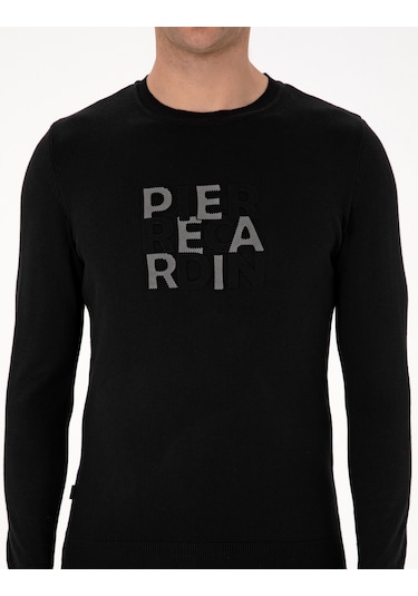 Pierre Cardin Erkek Siyah Kazak /triko 50315737-vr046 Siyah