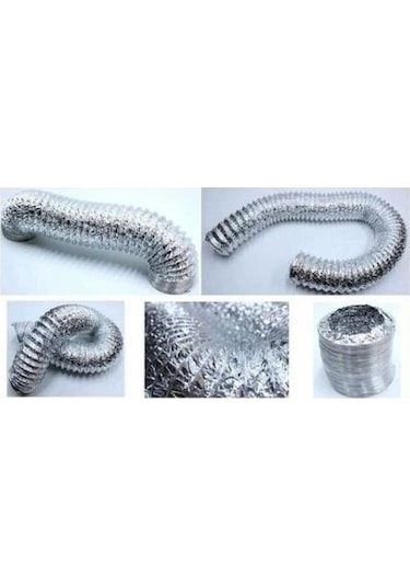 10 Metre Esnek Bükülebilir Davlumbaz Aspiratör Boru + Folyo Bant