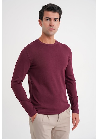 Efor Tr 888 Triko Slim Bordo Bordo