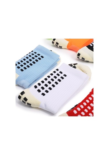 Willowhaven Erkekler Kaymaz Futbol Çorapları, Atletik Uzun Emici Spor Tutuş Çorap, Siyah/beyaz/kırmızı/sarı/mavi/turuncu, Abd 6.5-10/cn 39-44 Beyaz