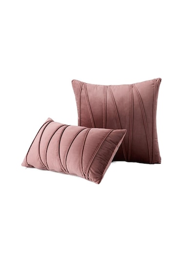 Koyu Pembe Yenı 18 "20" Kadife Düz Yumuşak Minder Örtüsü Atmak Yastık Kılıfı Kanepe Ev Dekor 50x50cm