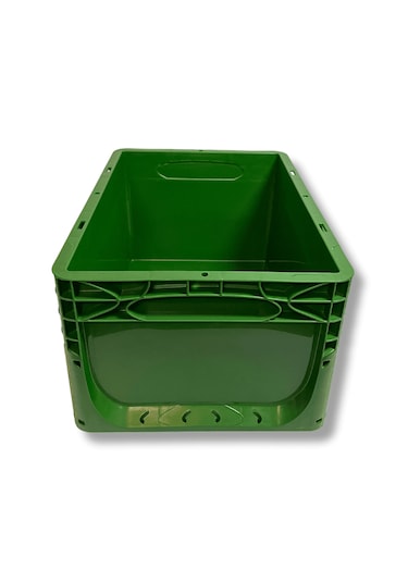 Alpbx 1.kalite Yeşil Plastik Kasa 40x30x22 Cm - Kutu 21 Litre