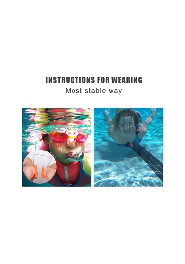 Yüzme İçin Yeniden Kullanılabilir Su Geçirmez Kulak Tıkacı Ve Burun Klipsi Seti