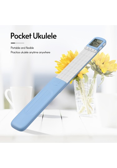 Ruicoo Muslady Suc-75 Mavi Portatif Ukulele Akor Ve Parmaklama Egzersiz Aleti Pil Dahil Değil