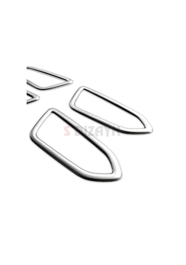 S-Dizayn Renault Clio 5 Krom İç Kapı Kolu Çerçevesi 4 Prç. 2019 V